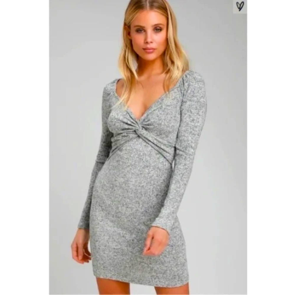 NWT Lulu’s knotted bodycon dress